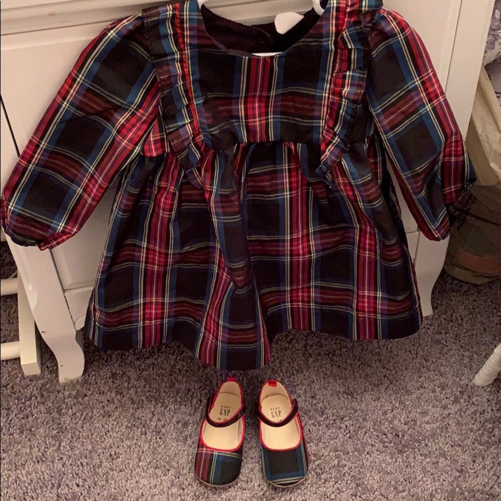 Baby gap dress & shoes